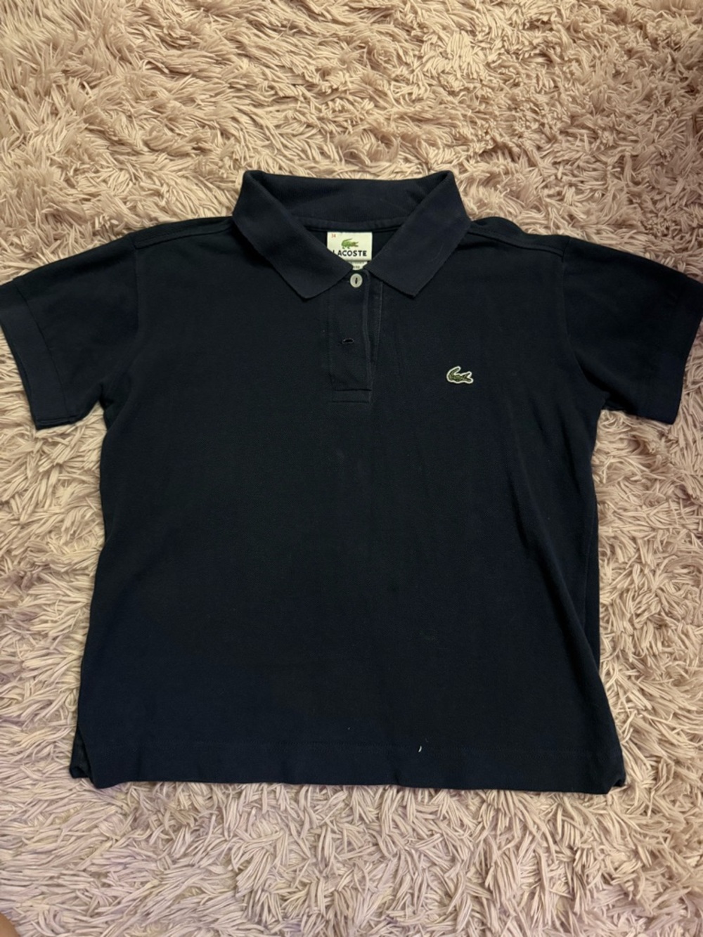 Lacoste Kids' Classic Dark Blue Polo Shirt